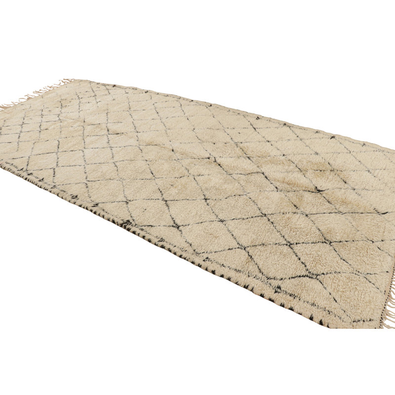 One-of-a-Kind 6'7”x14' Hand Knotted Area Rug