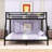 Metal Bunk Bed With Dual Ladders-1650441279