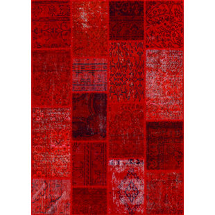 Up-Cycle Floral Wool Hand Woven Area Rug