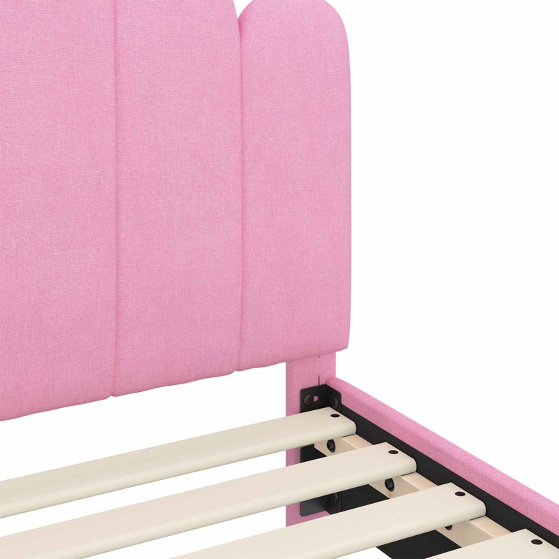 Bed Frame, European Toddler (80 x 160cm), Pink