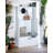 Buck II White High Gloss Finish Hall Tree