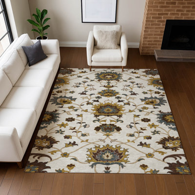 Premium Machine Washable Mayfield Global Rug