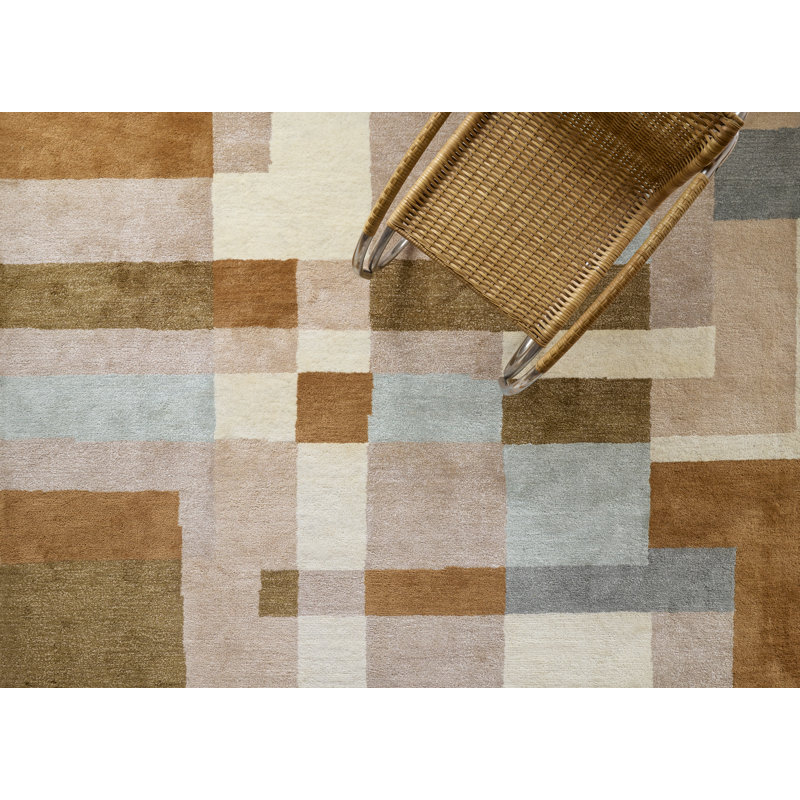 Hand Tufted Wool Marisol Indoor Area Rug, Rectangle 7'6" x 9'6"