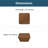 Solid Wood Square Cabinet Knob