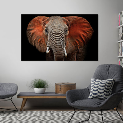 Loxodanta - Unframed Print on Glass