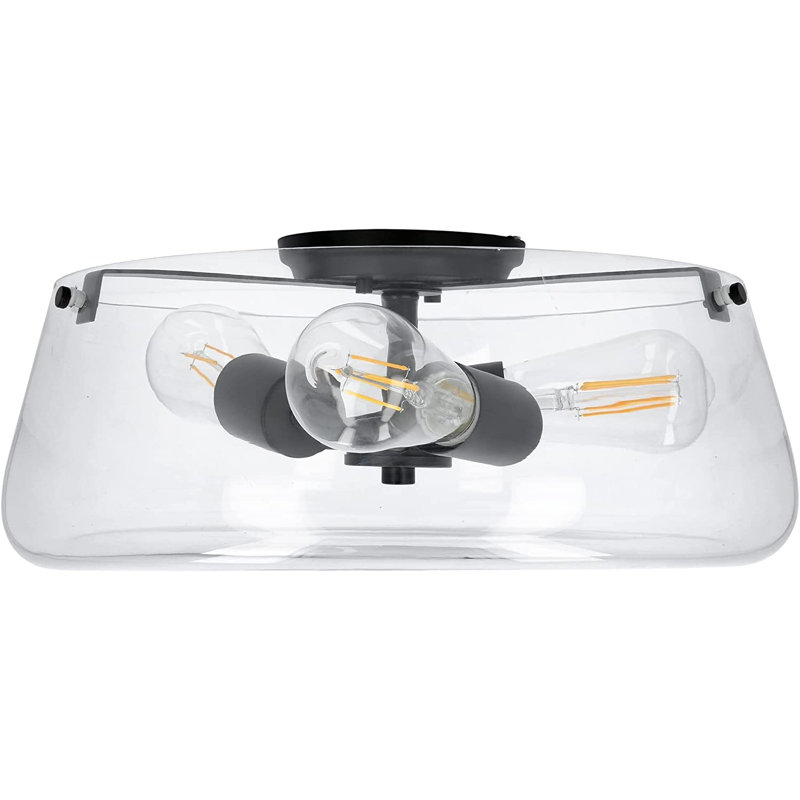 Plafonnier encastré 3 lumières 15,13 po