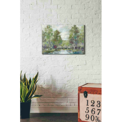 «Forest At Dawn» par Silvia Vassileva, art mural sur toile
