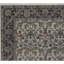 Tapis ivoire et noir noué à la main de haute qualité