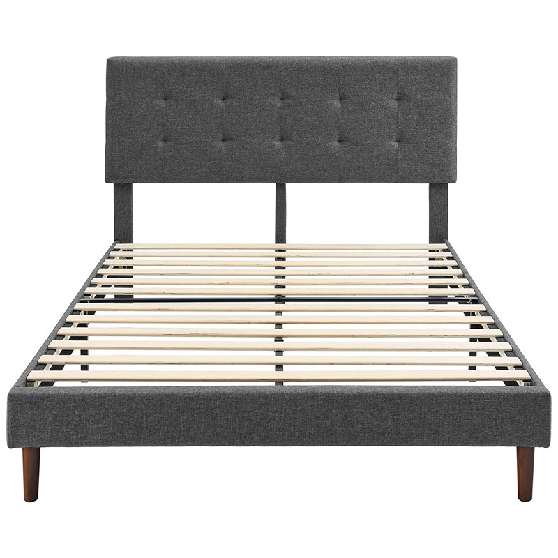 Upholstered Platform Bed, King