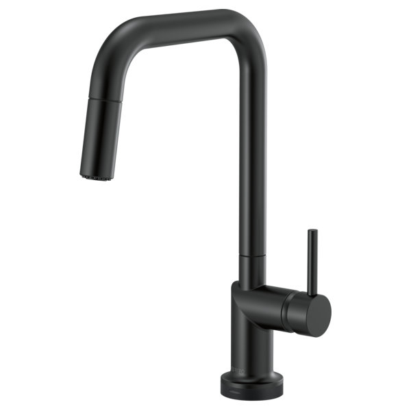 Odin® SmartTouch® Pull-Down Faucet with Square Spout, Matte Black, Lever