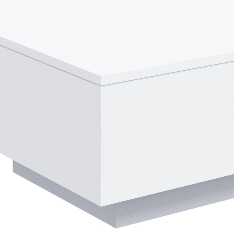 Table basse d'appoint pour salon vidaXL, Chêne sonoma, H 12,2 po x L 21,65 po x l 21,65 po