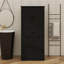 Armoire de rangement pratique pour la maison avec deux portes pour paniers à linge et un tiroir pratique-1245188047