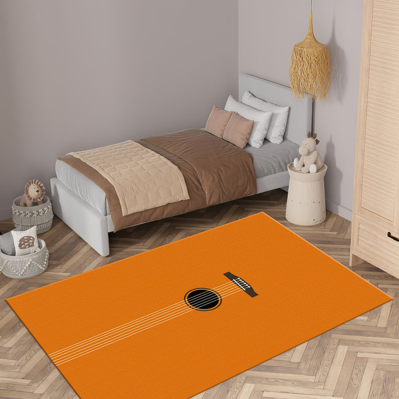 Tapis floral non tissé à motif floral Symphony