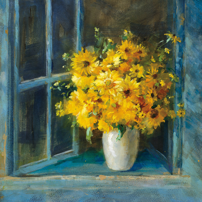 " Sunny Windowsill ", 36" H x 36" W x 1.25" D