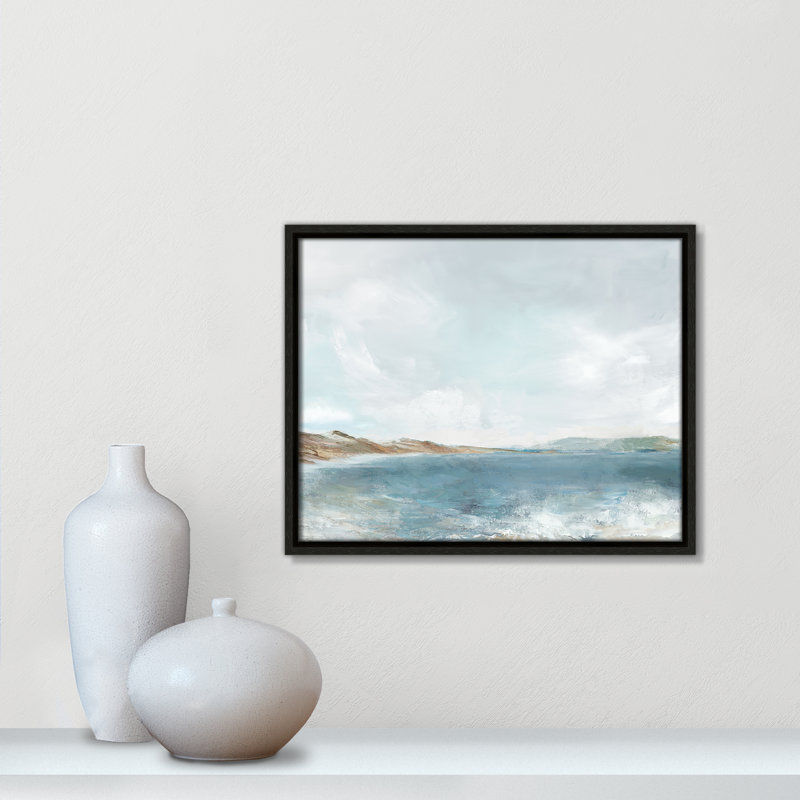 Echoes in Blue -- Landscape Version Print by PI Studio, 12.5" H x 15.5" W, Espresso