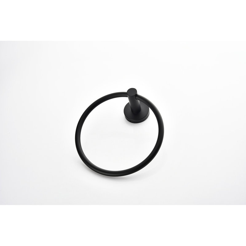Bathroom 9 Stainless Steel Towel Rack . Matte Black Wall Mount, Modern Grace, Scratch-, Simple Install Method - 9 Pieces Steel. Distinction, Way