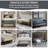 Bedroom Solid Wood Polyester Fabric Seating...