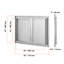 VEVOR Stainless Steel Door 28'' W x 1.5'' D Steel Access Door