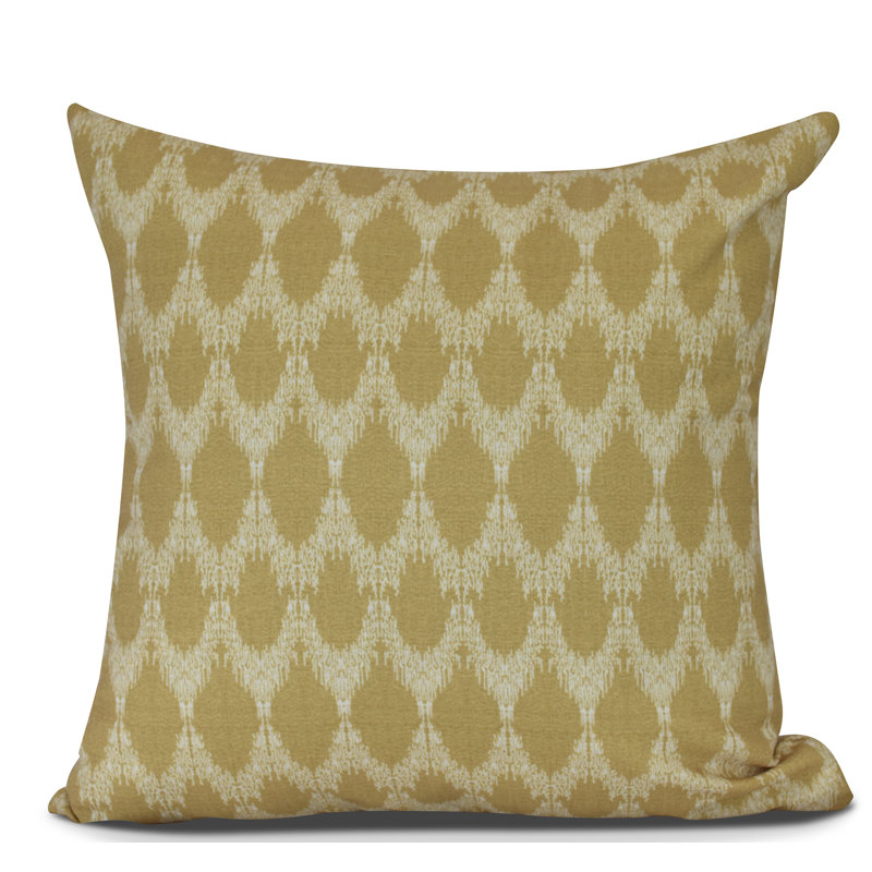 Housse de coussin carrée/insert, H 26 po x l 26 po, Or