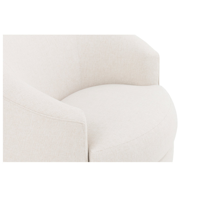 Fauteuil pivotant de 39 po de large conforme Marilyn CAL117, Lin 3155