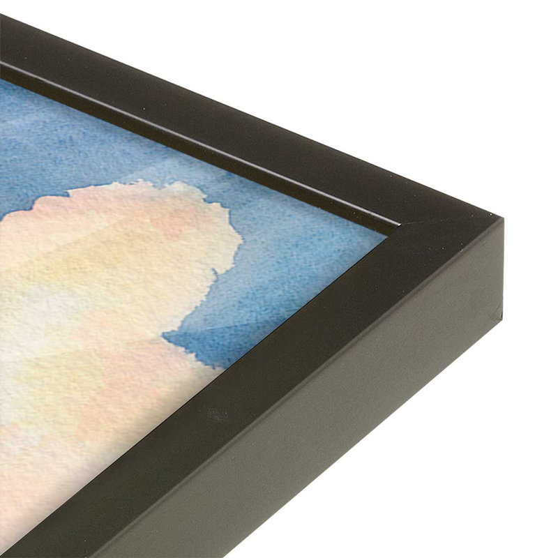 «Dreamscape Sky II» par Grace Popp, reproduction d'art, H 36 po x l 24 po, Papier à cadre ouvert, Noir