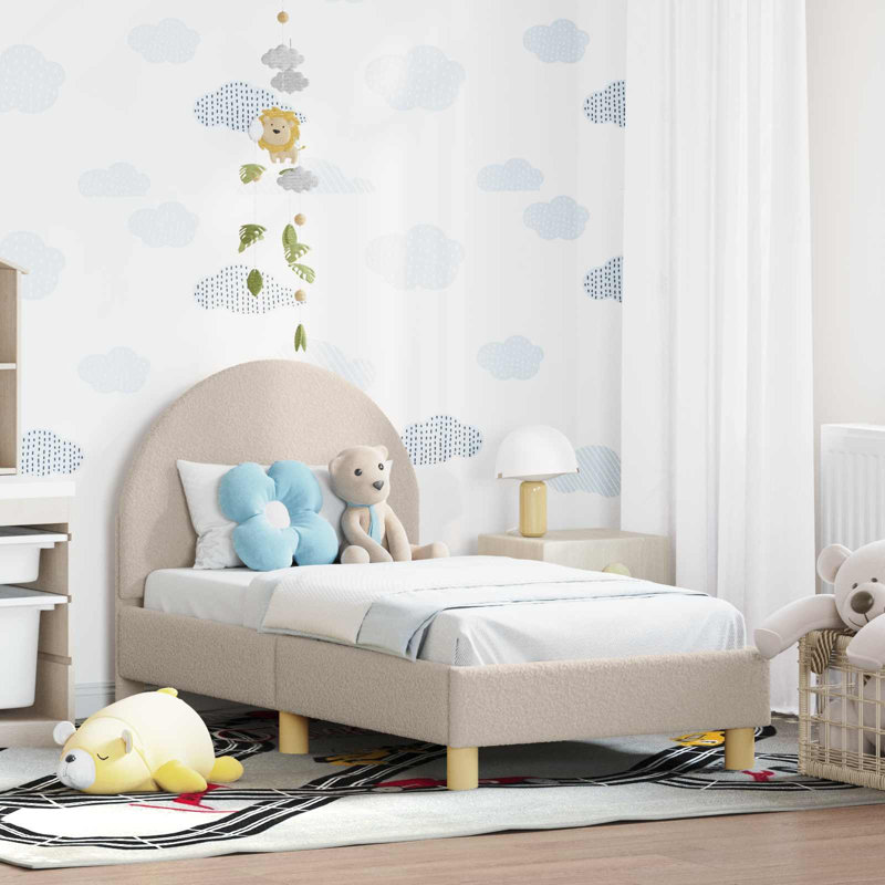 Bed Frame, Cot Bed / Toddler (70 x 140cm), Light Grey