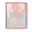 «Blush Abstract I», reproduction encadrée - bois massif-1004874913-1004874914