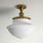 Baptiste Glass Semi Flush Mount-1000991343-1000991342-1000991340