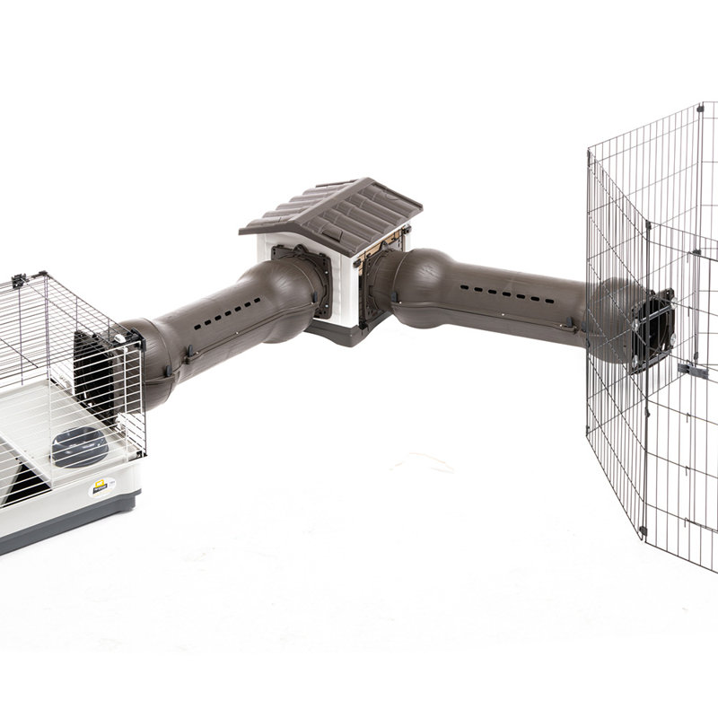 Weather Resistant Rabbit Playpen, 76.5cm H x 140cm W x 140cm D