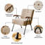 Fauteuil, fauteuil d'appoint moderne, chaise de salon avec pieds en métal