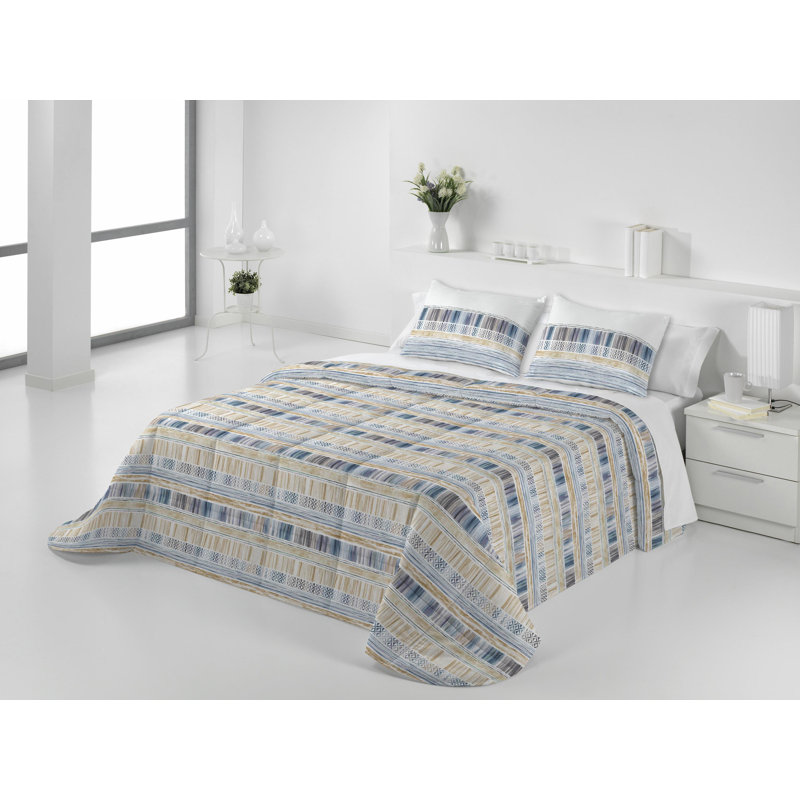 Marsily Comforter, Blue, 250cm W x 270cm L