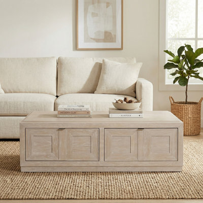 Table basse avec tiroirs de rangement l 54 po Schell