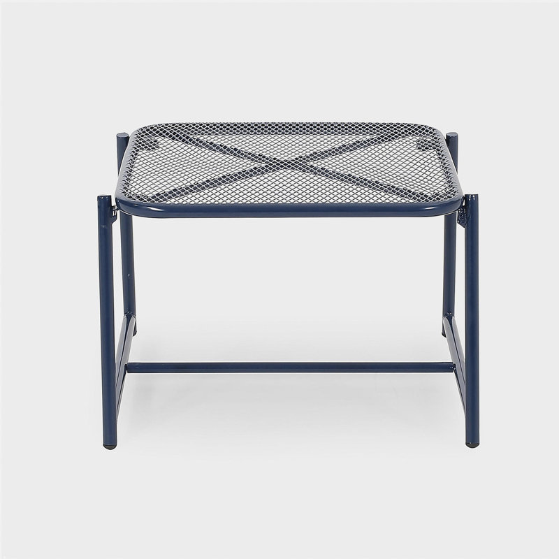 KINCAID 13"H SIDE TABLE, Navy