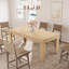 Table de salle à manger de style campagnard moderne de 71 pouces, table rectangulaire en bois pour 6 à 8 personnes, table de cuisine familiale robuste, assemblage facile-1089630878