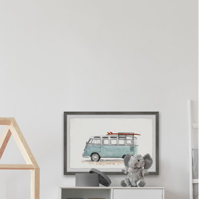 Sisk Vintage Van 1 Piece Single Picture Frame Wall Art
