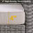 69.7" Wide Outdoor Wicker Patio Sofa with Beige Cushions-240346815