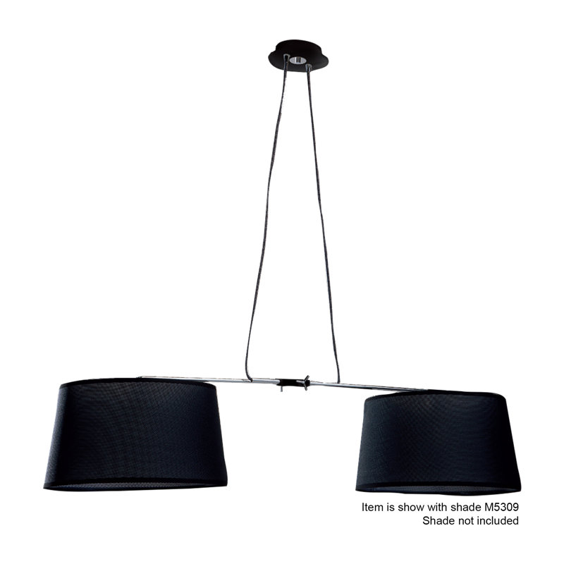 Spataro 2 - Light Kitchen Island Pendant, Black