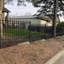 Prague 65.7'' H x 96'' W Black Metal Fencing