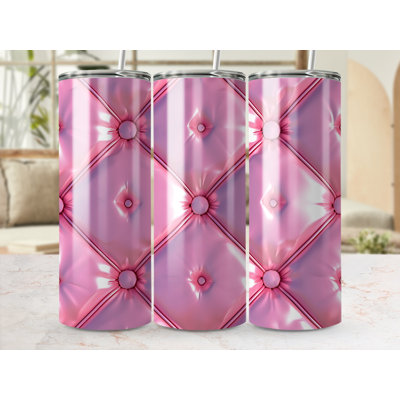 Choose Handmade Tumblers 591ml Vacuum Insulated Stainless Steel (18/8) Travel Tumbler with Straw