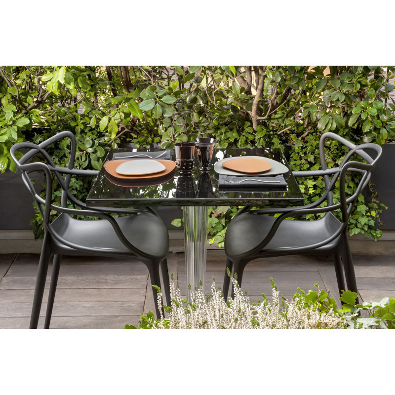 Namasté Decorative Plate Set, Black/Gray/Taupe