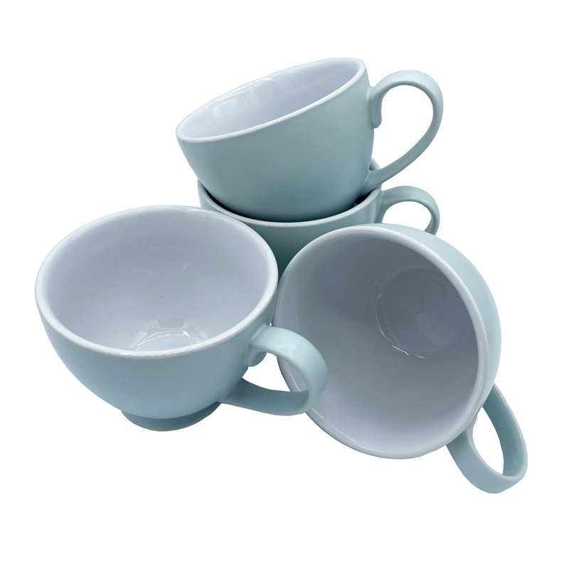 Percival Stoneware Teacup, Blue