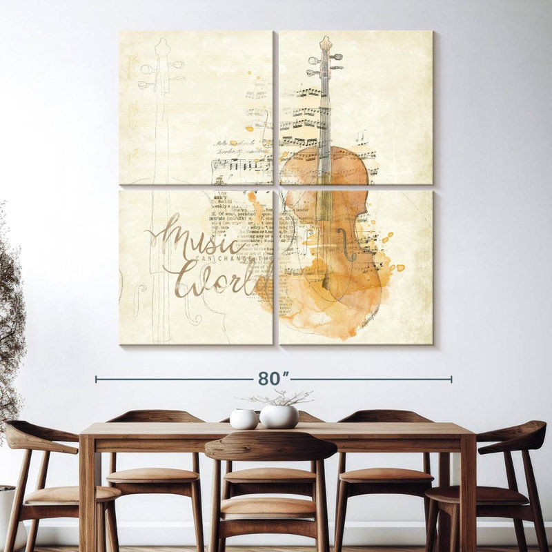 Abarca, cadeau musical I, H 74 po x l 74 po