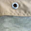 Filet beige 10 pi x 10 pi 10 po, filet beige avec fermetures à glissière, l 116,5 po, P, 81,1 po, fixé par des anneaux encliquetables et deux sangles de fixation pour plus de stabilité