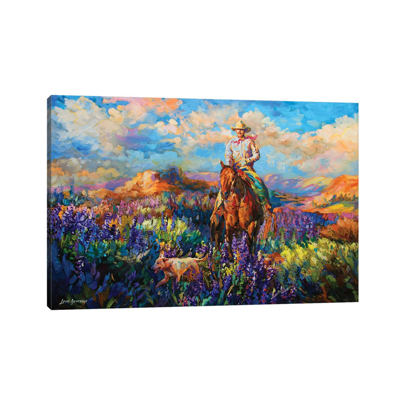 Free Spirit by Leon Devenice - Wrapped Canvas Painting, 66.04 cm H x 45.72 cm W x 1.91 cm D