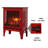 17" Freestanding Electric Fireplace-329335992