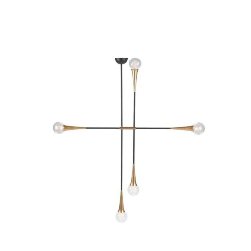 Lustre spoutnik 5 lumières Olivares