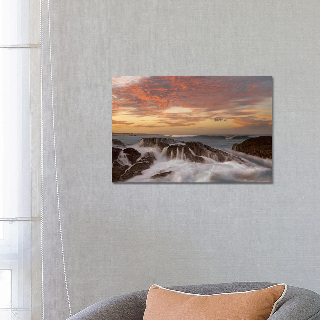 Surf, Playa Langosta, Guanacaste, Costa Rica by Tim Fitzharris - Wrapped Canvas Print