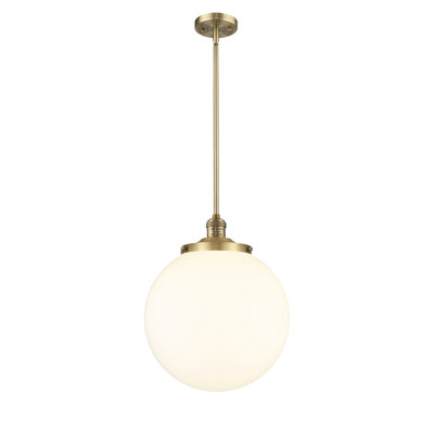 Luminaire suspendu simple à 1 lumière Frederick