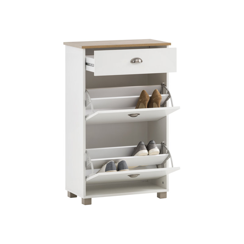 32 Pair Flip Down Shoe Storage
