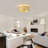 6-Speed Reversible Ceiling Fan with Reed Rattan Shade for Bedroom Living Room-1135588248